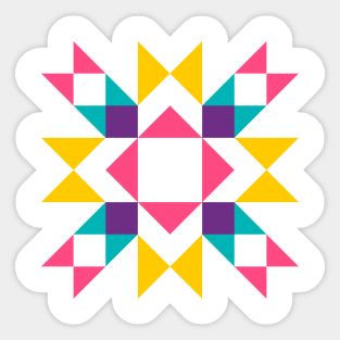 SCANDINAVIAN STARS quilt pattern 07 Sticker